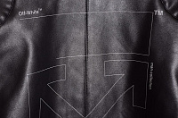 Куртка кожаная с логотипом