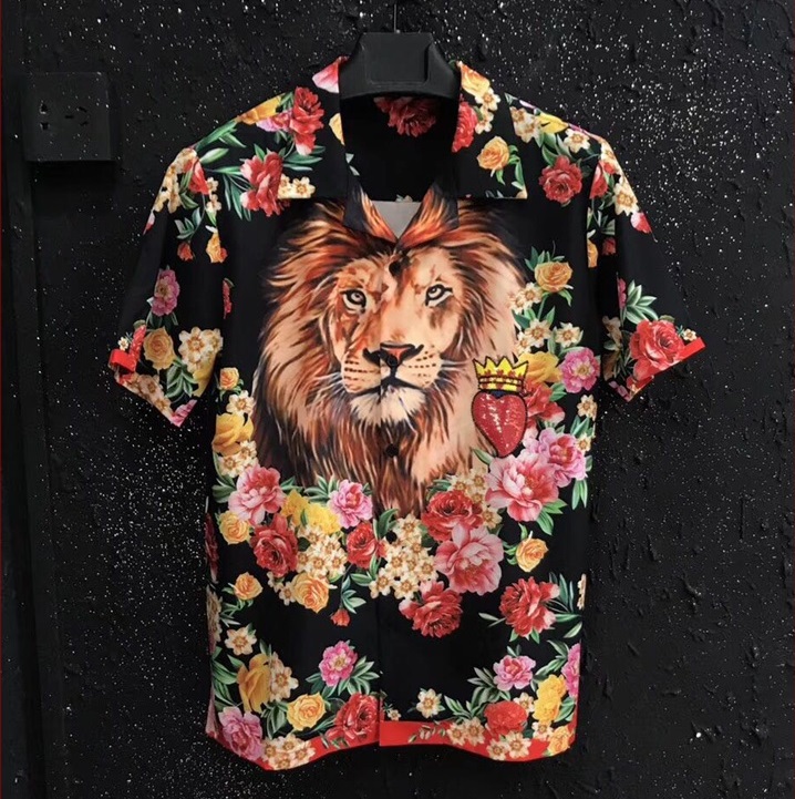 Рубашка со львом